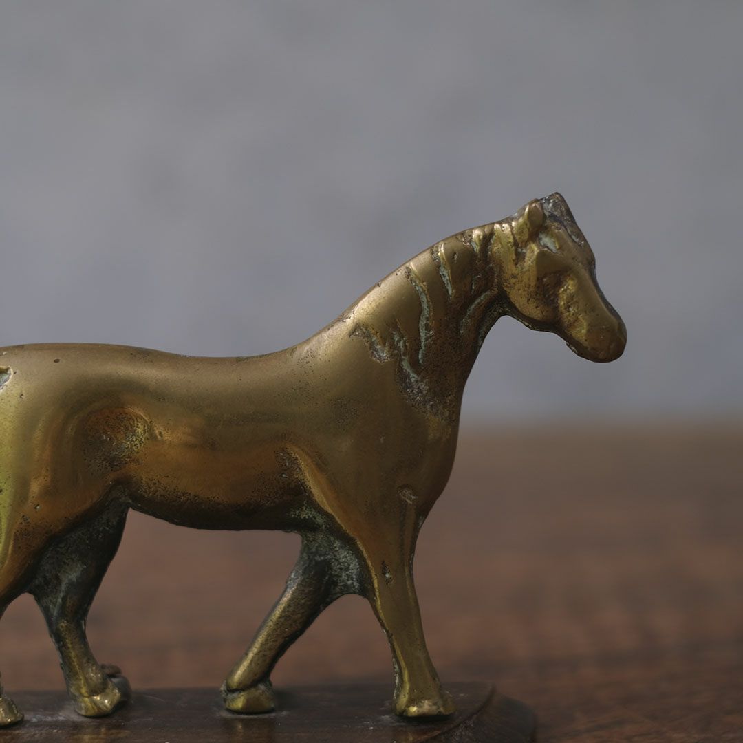 ヴィンテージオブジェ 馬の置物 真鍮 イギリス4