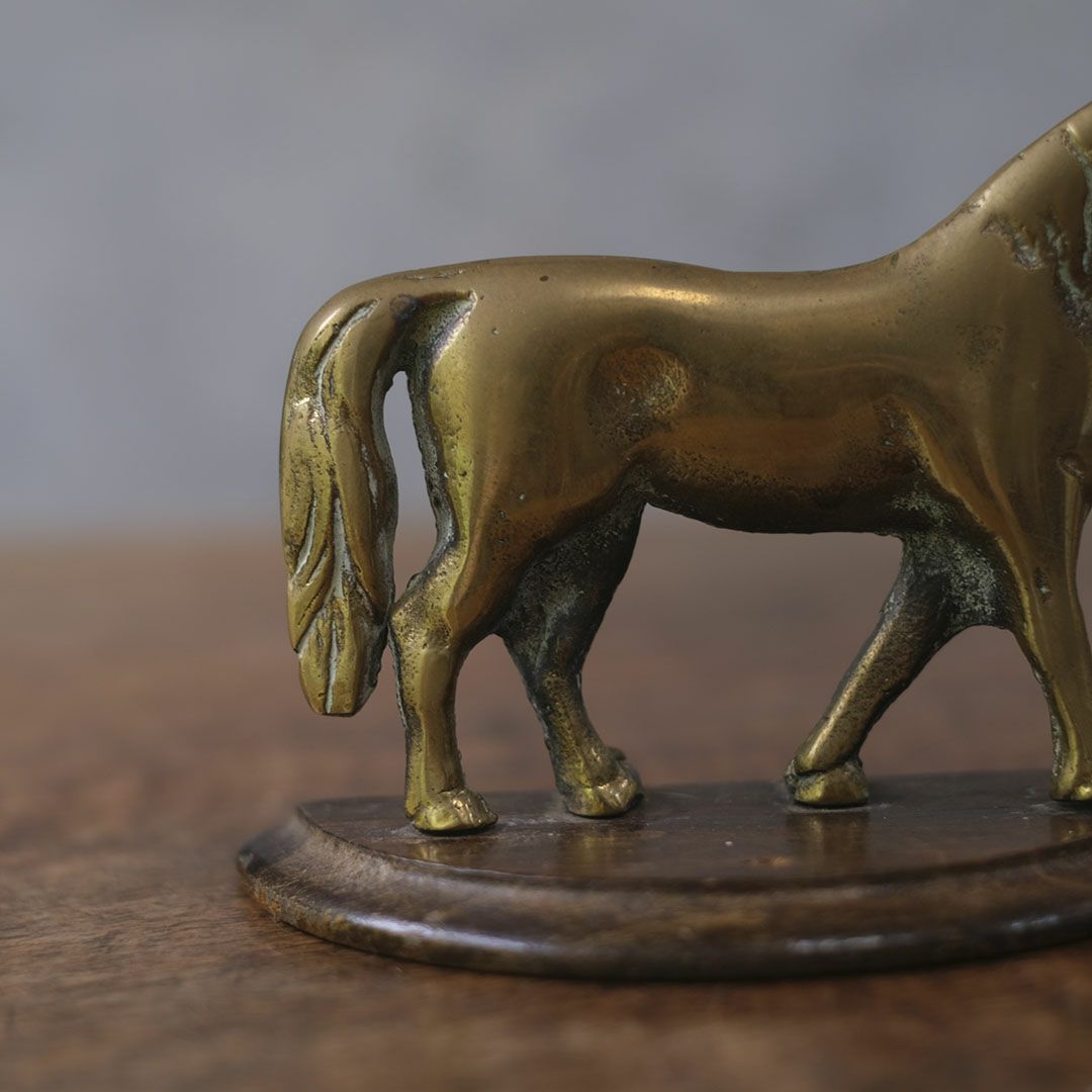 ヴィンテージオブジェ 馬の置物 真鍮 イギリス5