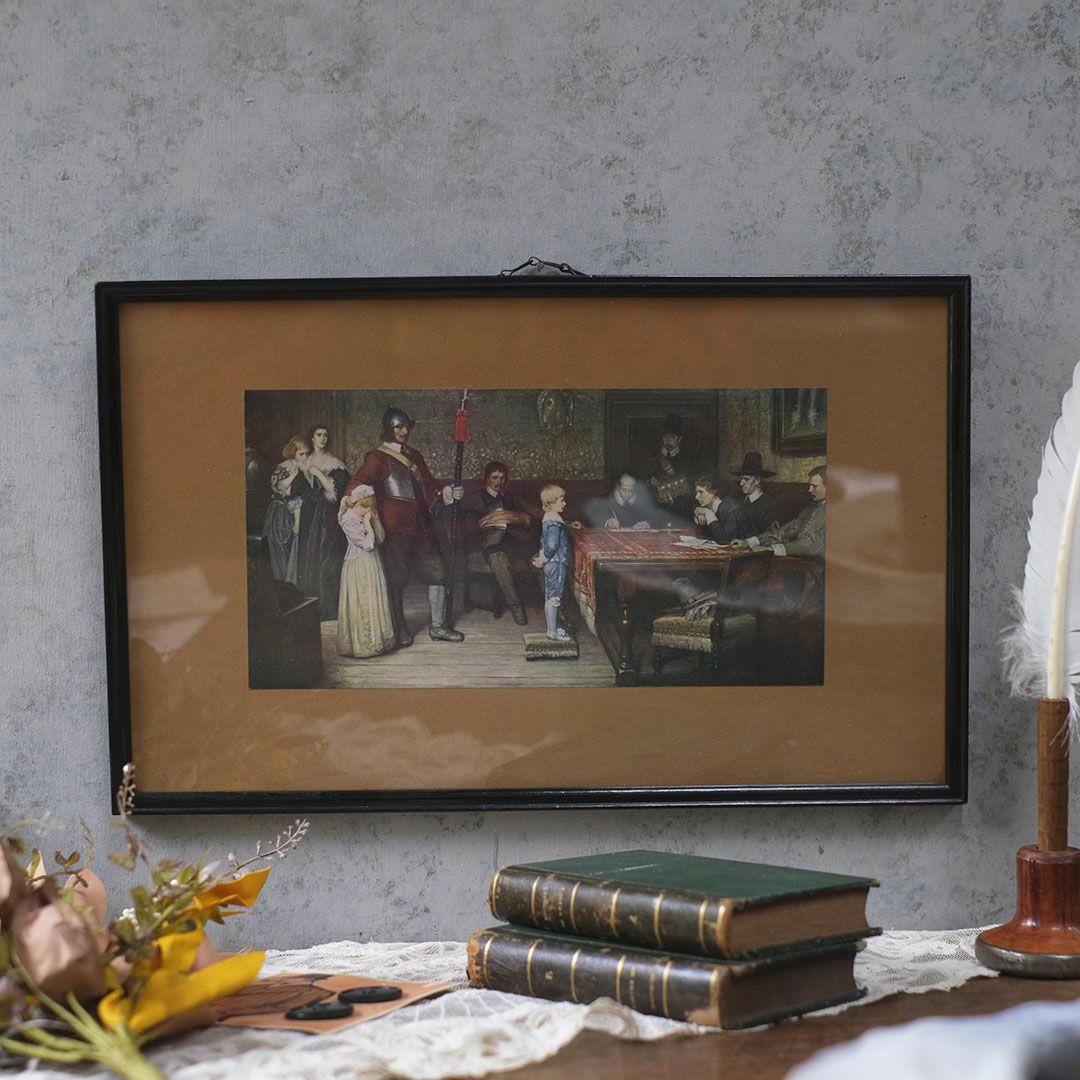 ヴィンテージプリントピクチャー 絵 イギリス