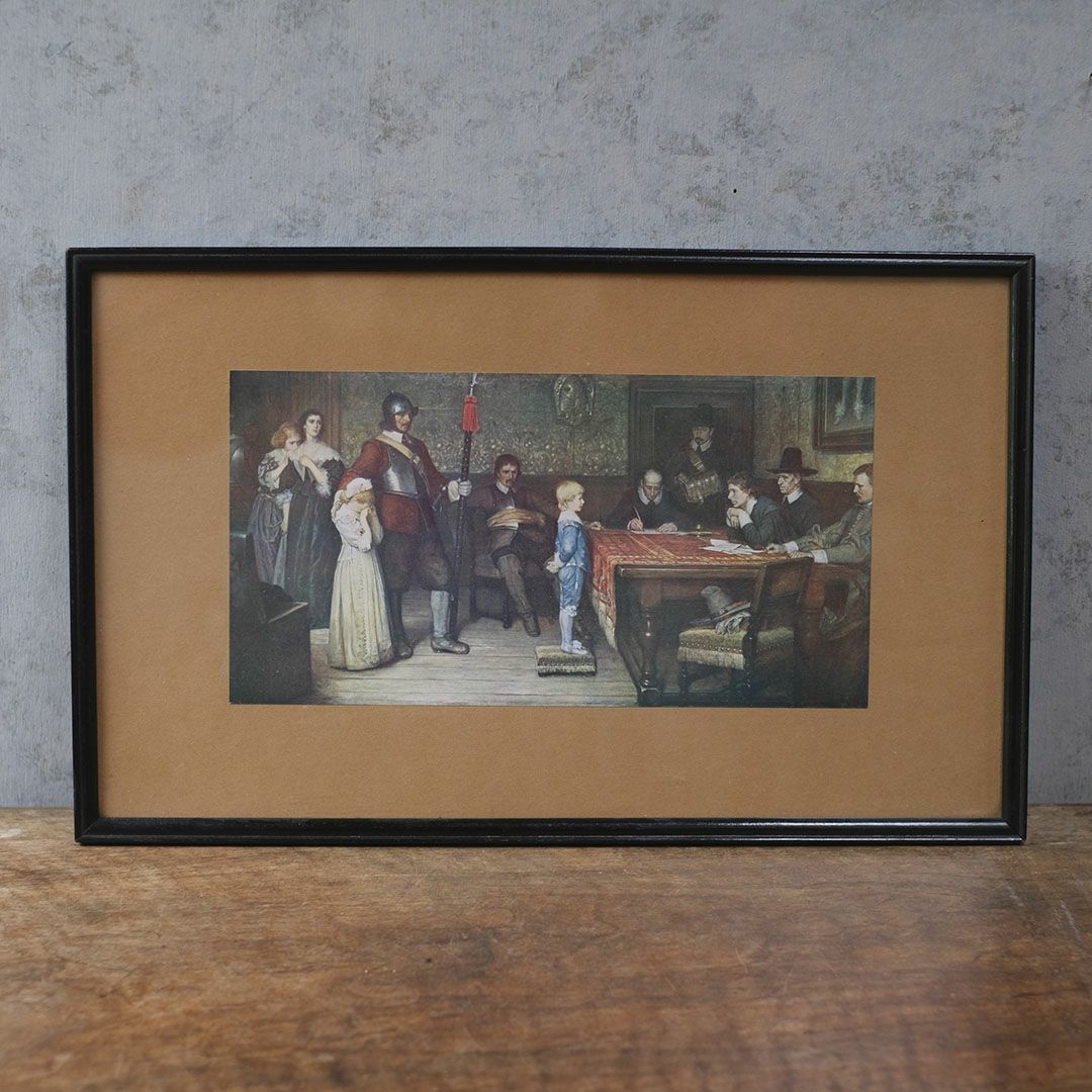 ヴィンテージプリントピクチャー 絵 イギリス1