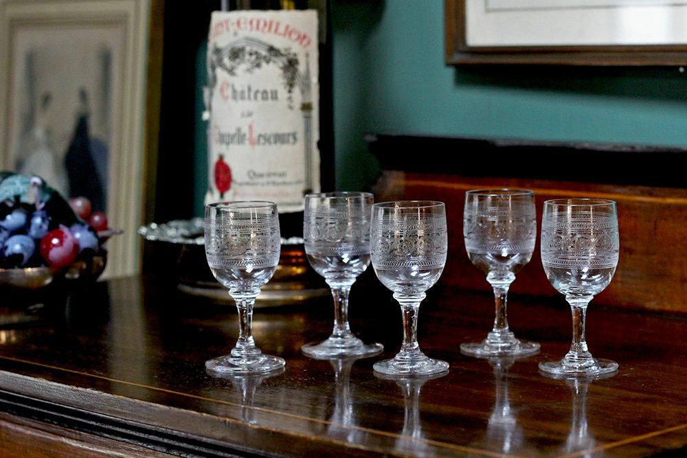 アンティーク オールドバカラ アテニエンヌAthenienne クリスタルグラス フランス BACCARAT1