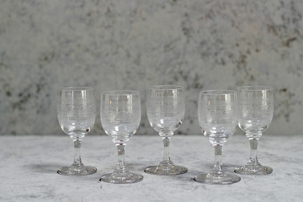 アンティーク オールドバカラ アテニエンヌAthenienne クリスタルグラス フランス BACCARAT3