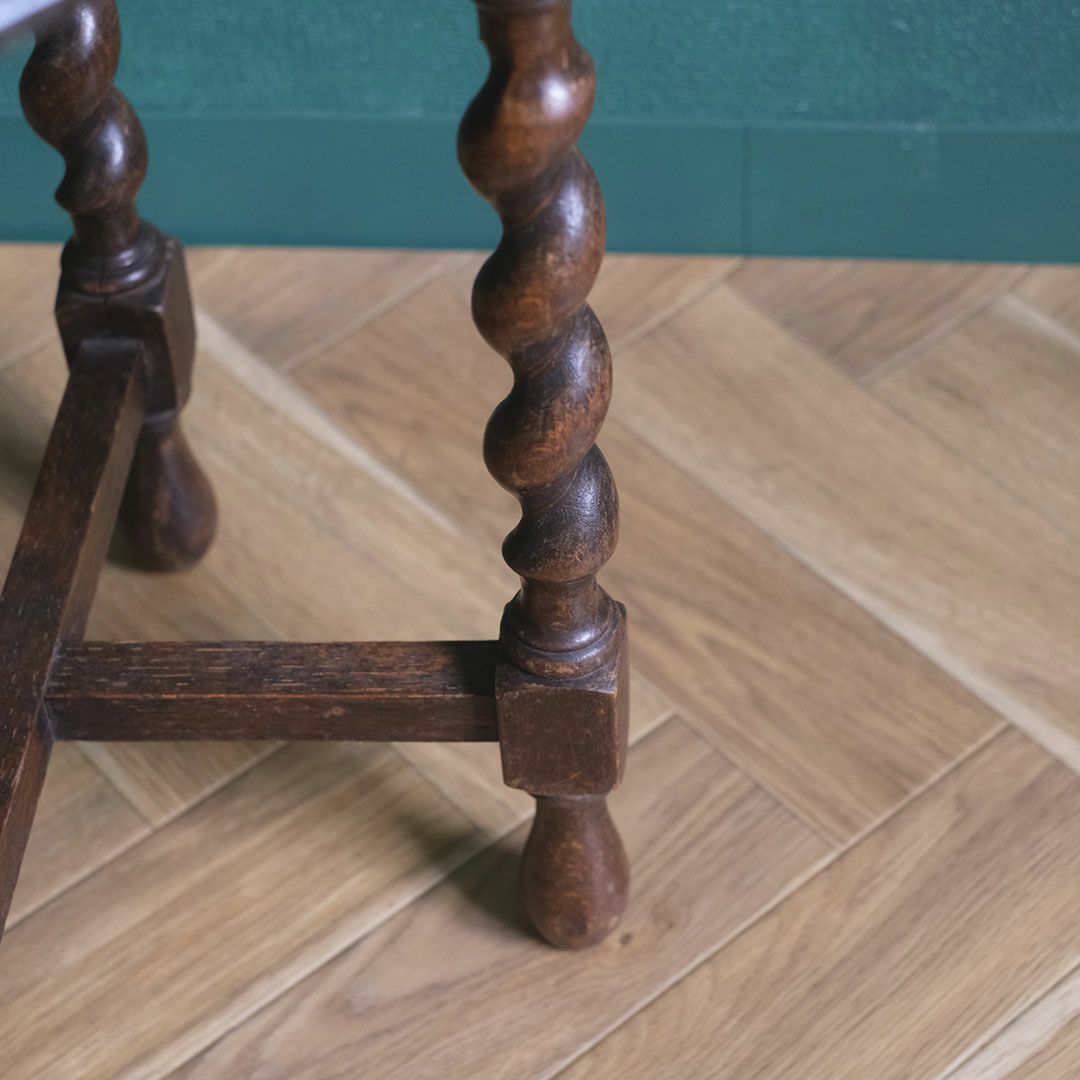 アンティークサイドテーブル イギリス バリーツイスト アンティーク家具5