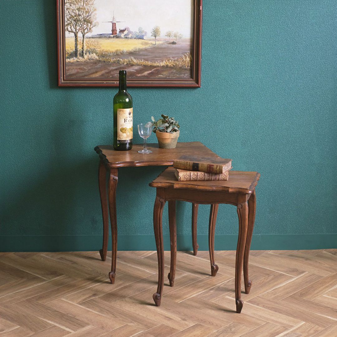 アンティークネストテーブルセット フランス サイドテーブル アンティーク家具