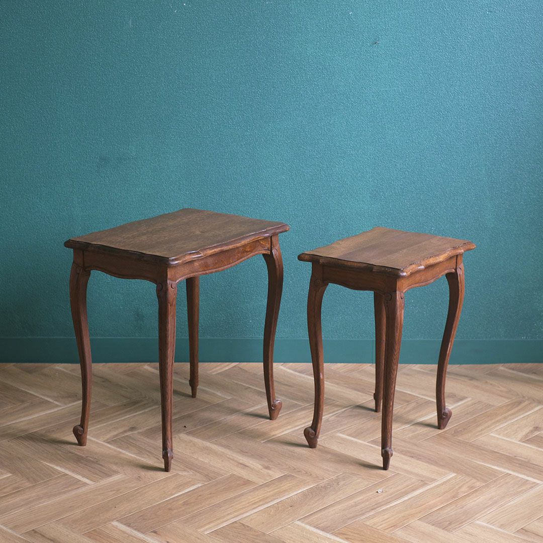 アンティークネストテーブルセット フランス サイドテーブル アンティーク家具2