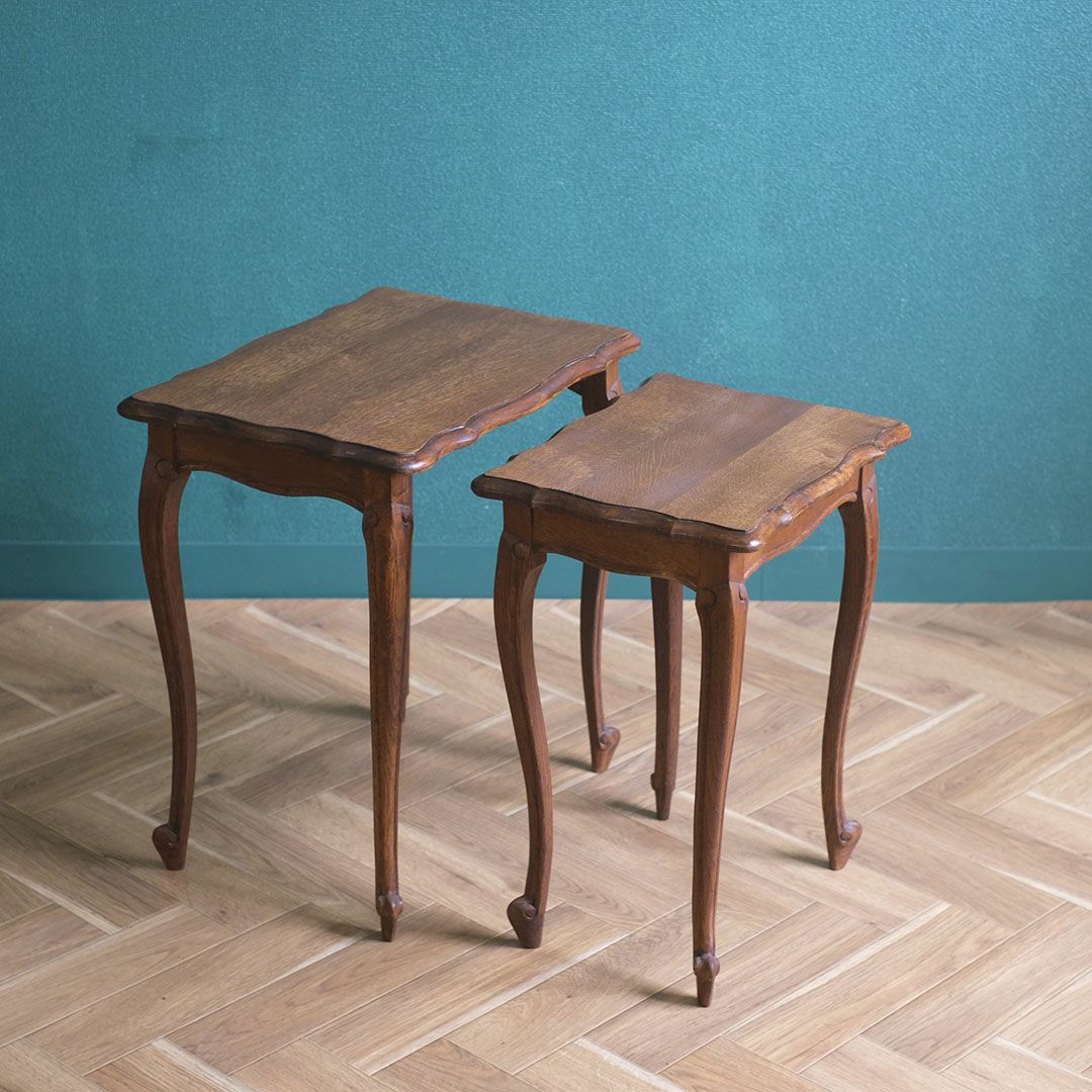 アンティークネストテーブルセット フランス サイドテーブル アンティーク家具4