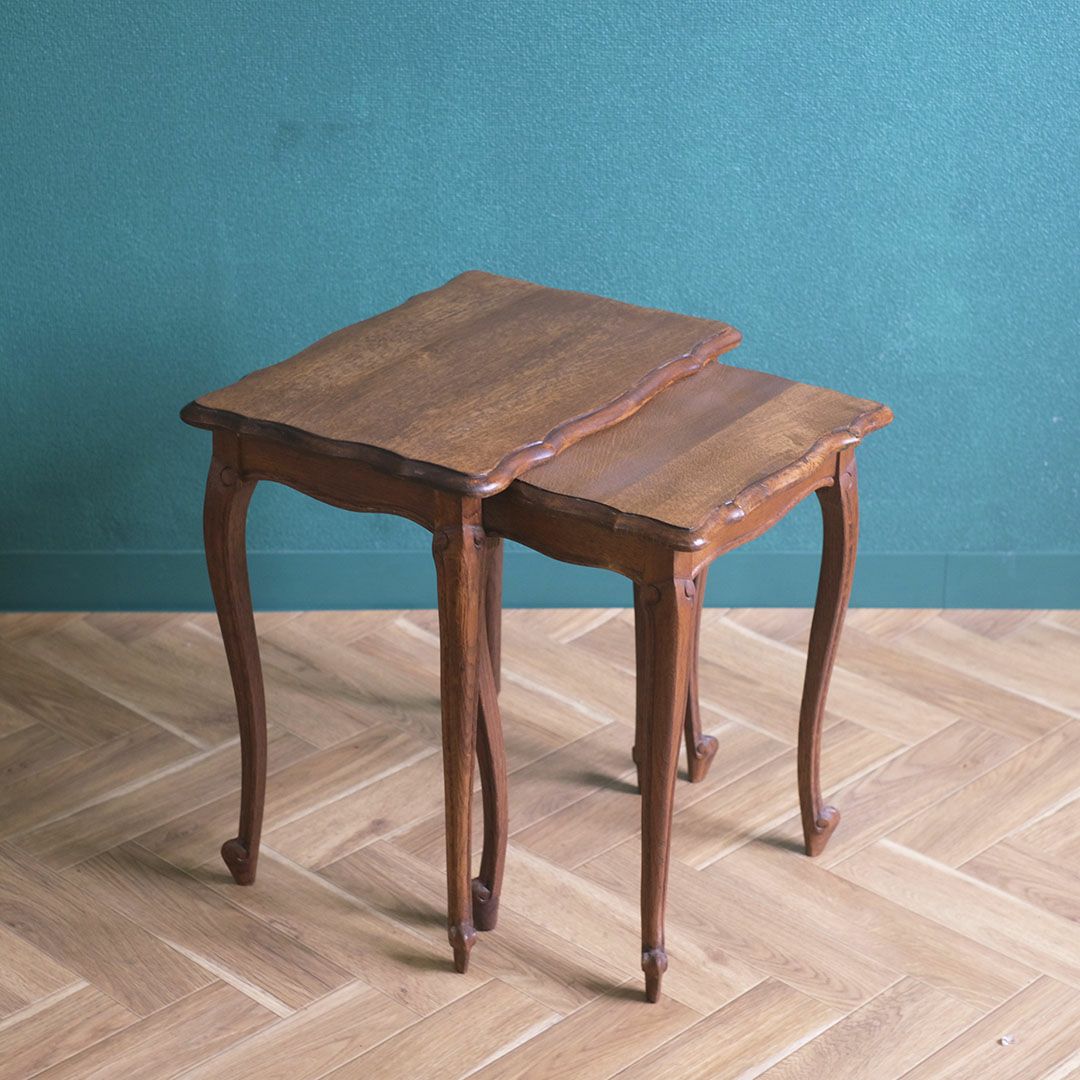 アンティークネストテーブルセット フランス サイドテーブル アンティーク家具6