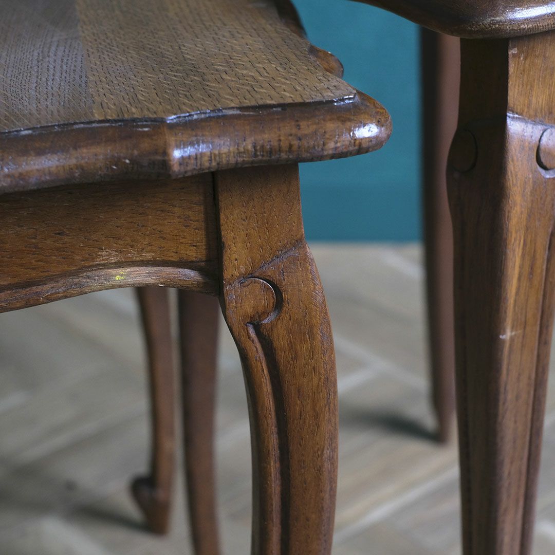 アンティークネストテーブルセット フランス サイドテーブル アンティーク家具11