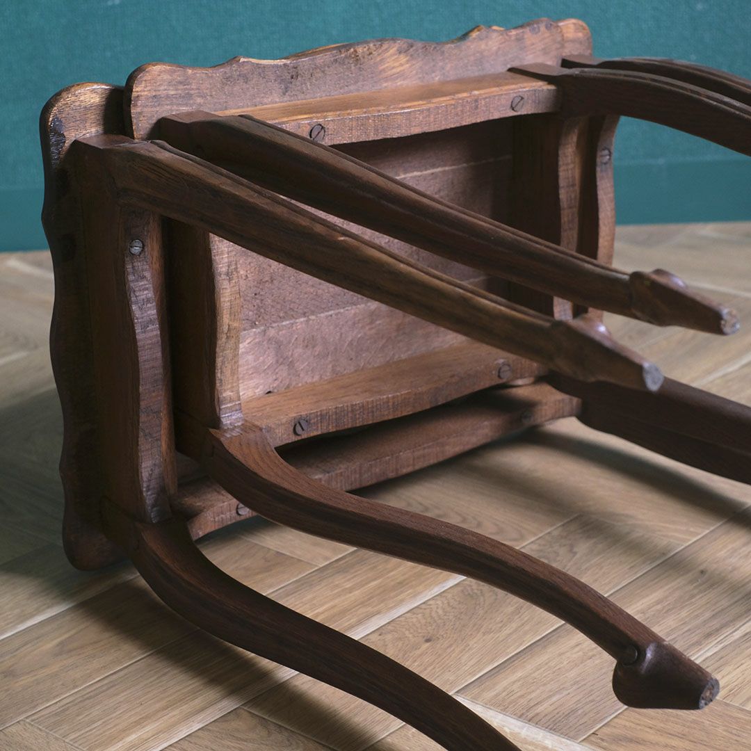 アンティークネストテーブルセット フランス サイドテーブル アンティーク家具12