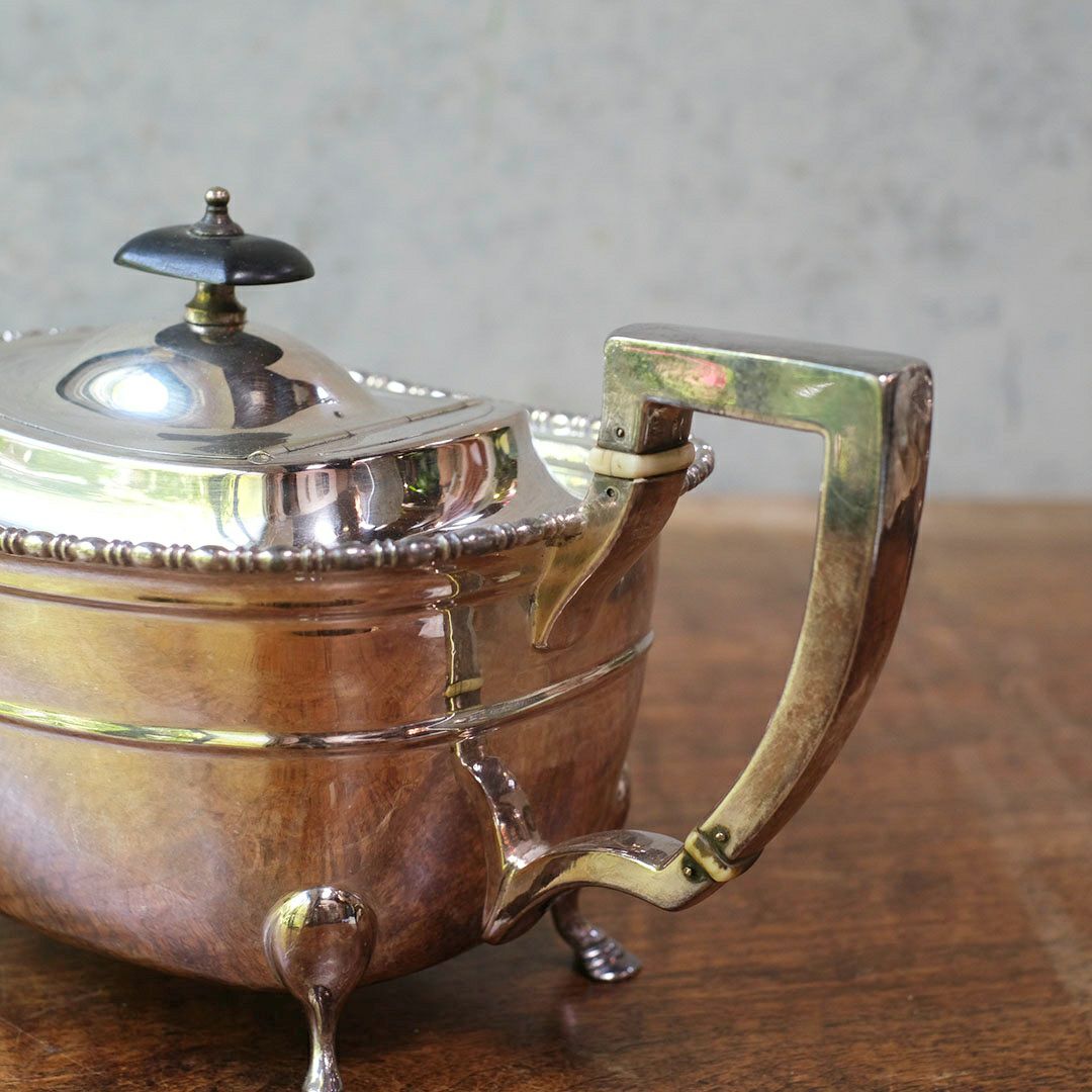 アンティークティーセット シルバープレート 銀メッキ イギリス6