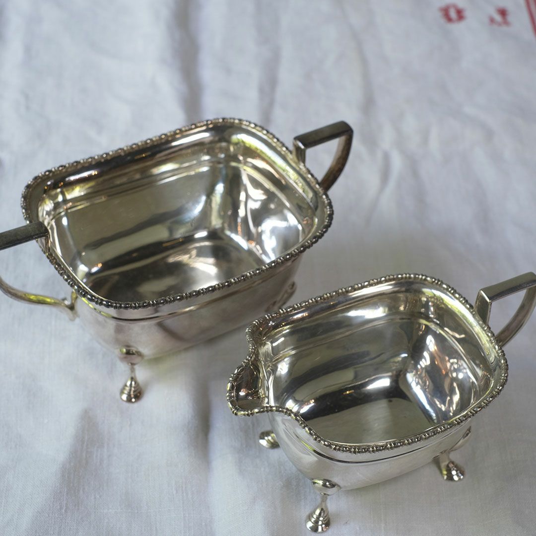 アンティークティーセット シルバープレート 銀メッキ イギリス9