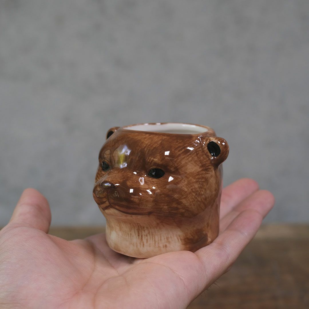 陶器の動物小物入れ4