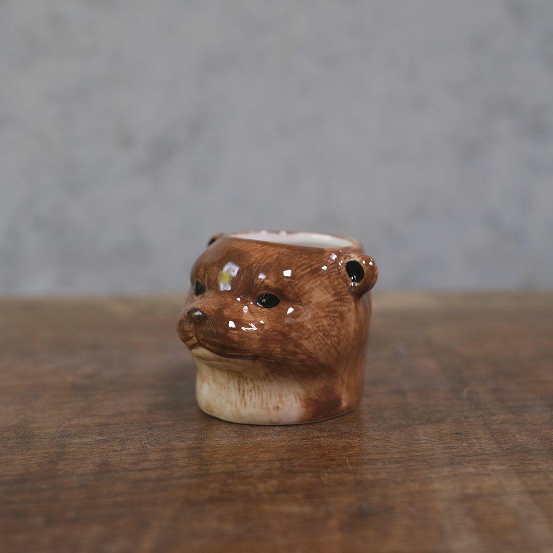 陶器の動物小物入れ6