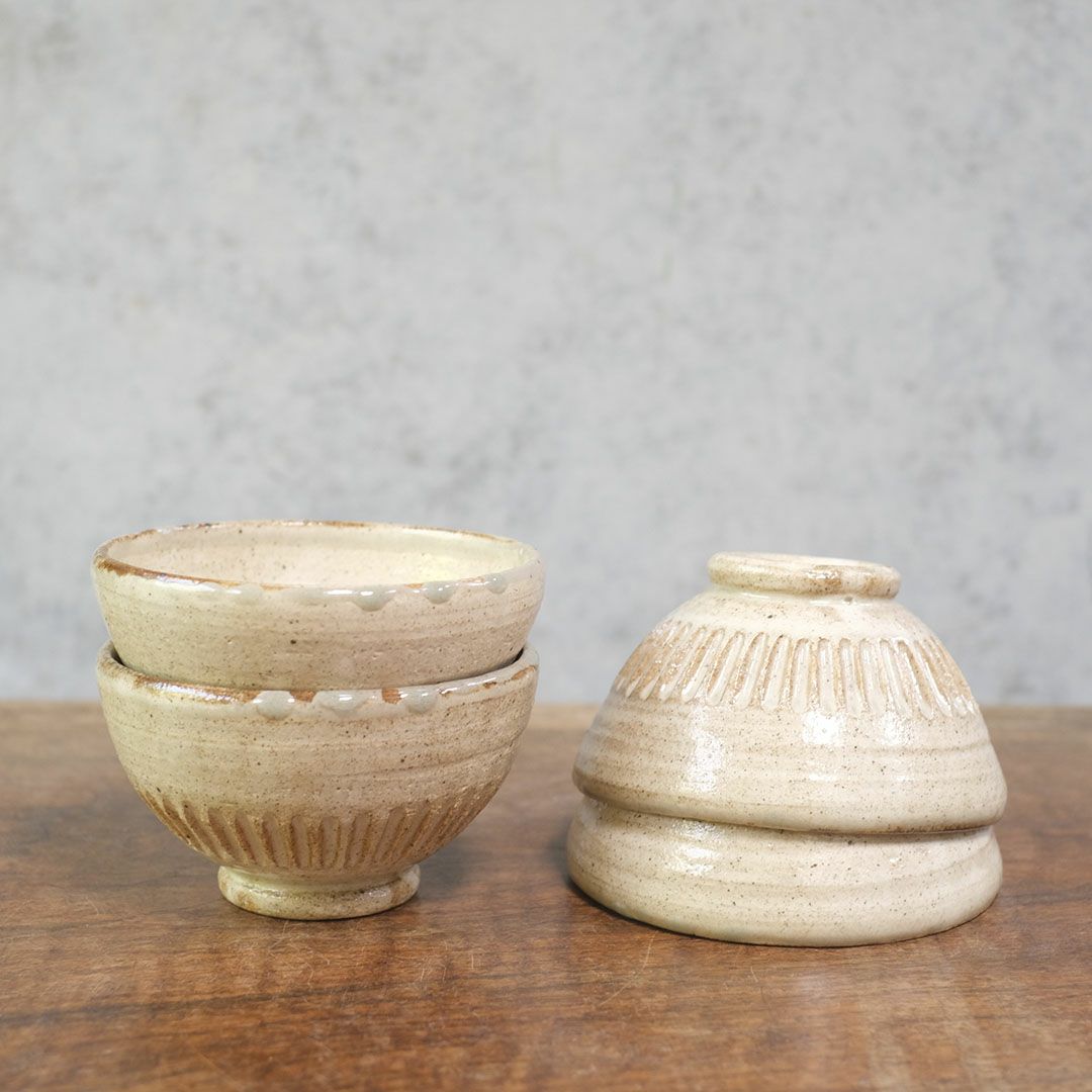 笠間焼【益子淳一】・削りめし碗/作家のうつわ ２色展開 ご飯茶碗 和食器3