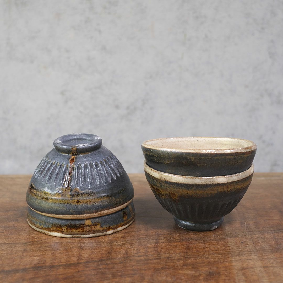 笠間焼【益子淳一】・削りめし碗/作家のうつわ ２色展開 ご飯茶碗 和食器8