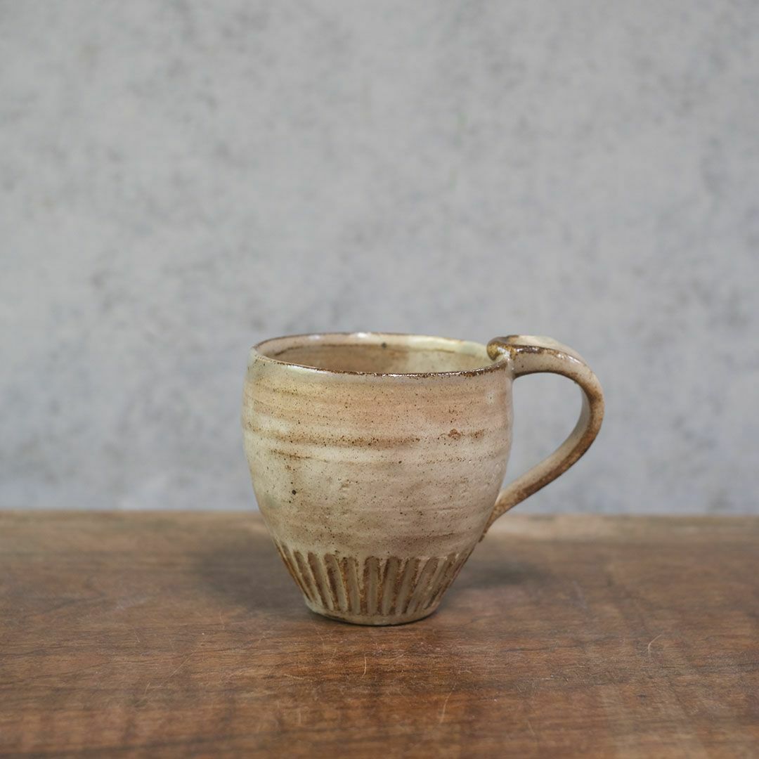  笠間焼【益子淳一】・マグカップ/作家のうつわ 粉引 和食器1