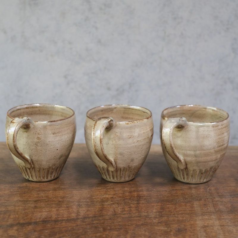 作家物　陶器　多目的皿　美品　モダン ランチプレート クレスタ 美濃焼 4色セット 陶器 深い 仕切り