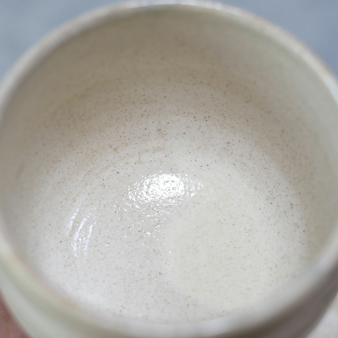 笠間焼【益子淳一】 丸カップ 作家のうつわ 粉引 和食器6