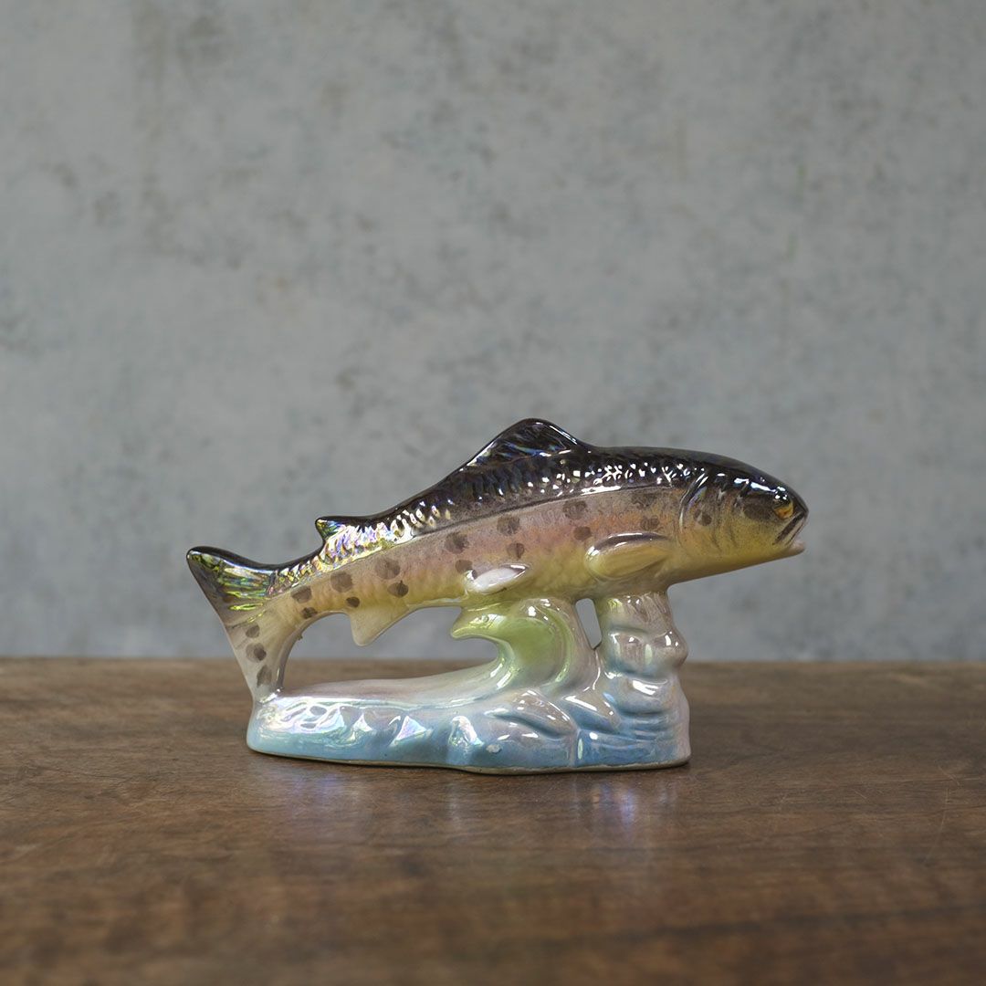 ヴィンテージ フィギュリン 魚 陶器の置物 イギリス2