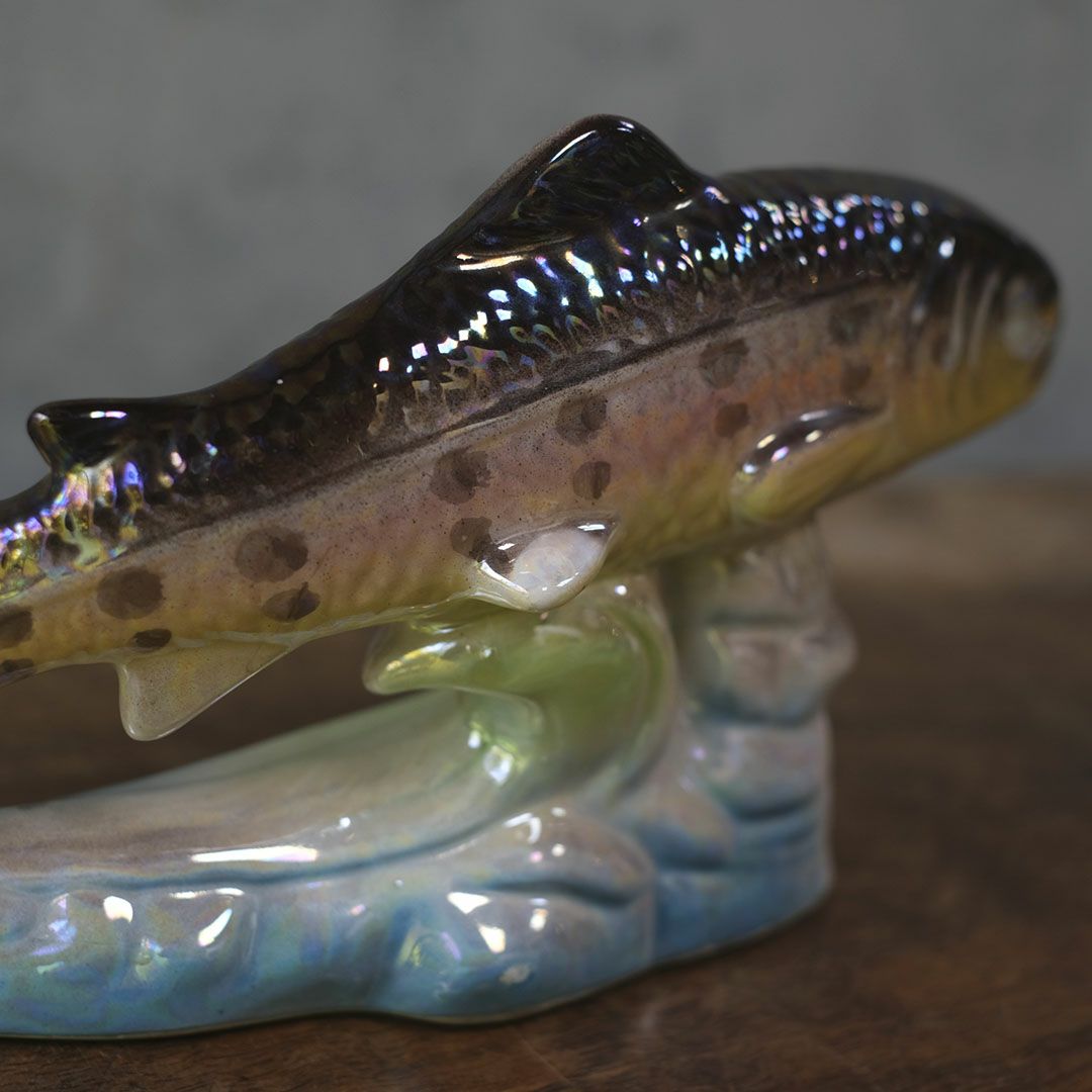 ヴィンテージ フィギュリン 魚 陶器の置物 イギリス7