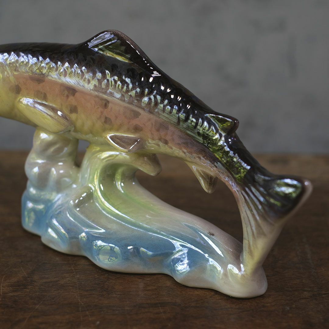 ヴィンテージ フィギュリン 魚 陶器の置物 イギリス8
