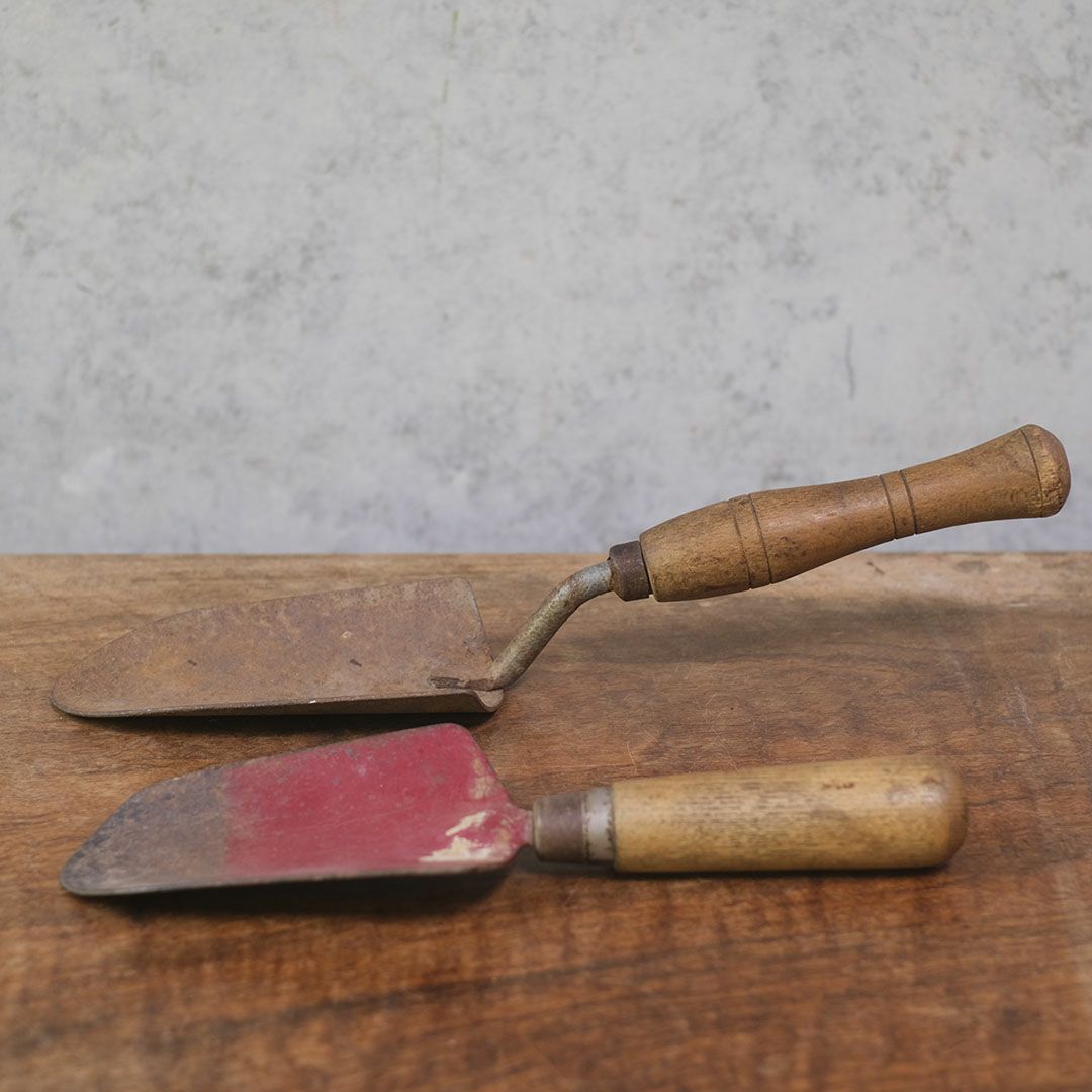 アンティーク ハンドガーデンツール イギリス 愛着の湧く古い木と鉄の庭道具8