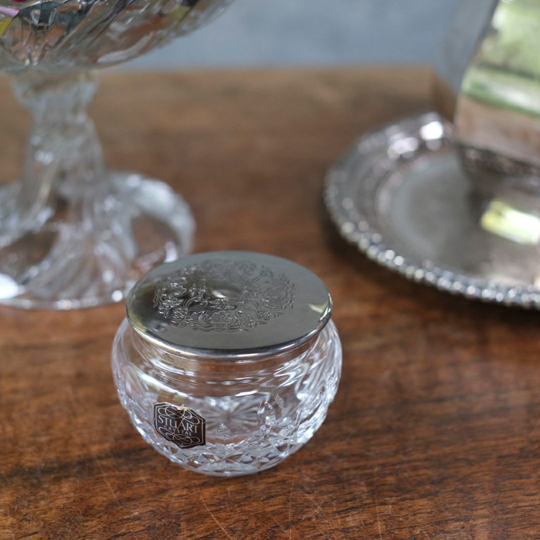 ヴィンテージ小物入れ シルバープレート イギリス