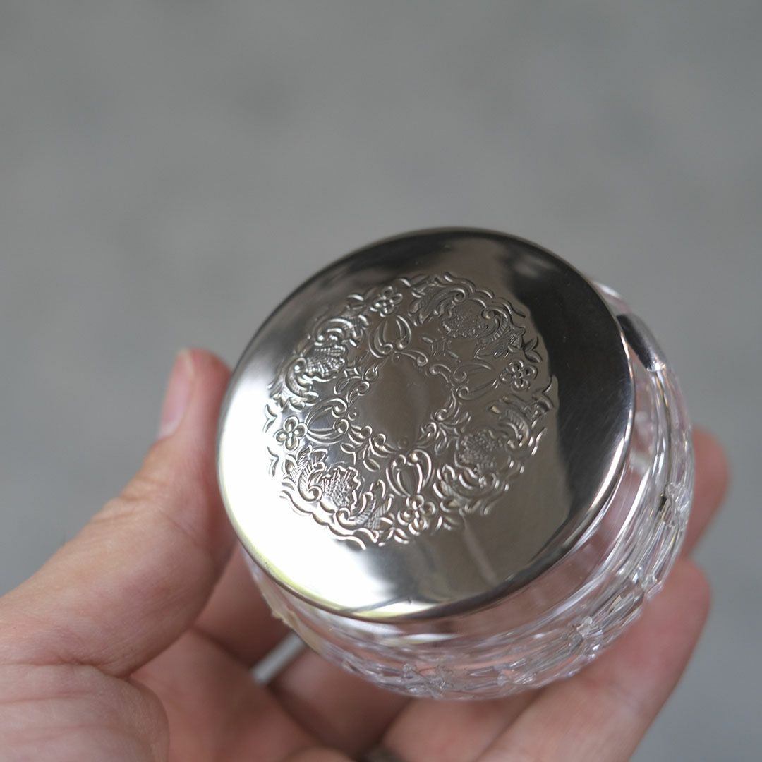 ヴィンテージ小物入れ シルバープレート イギリス3