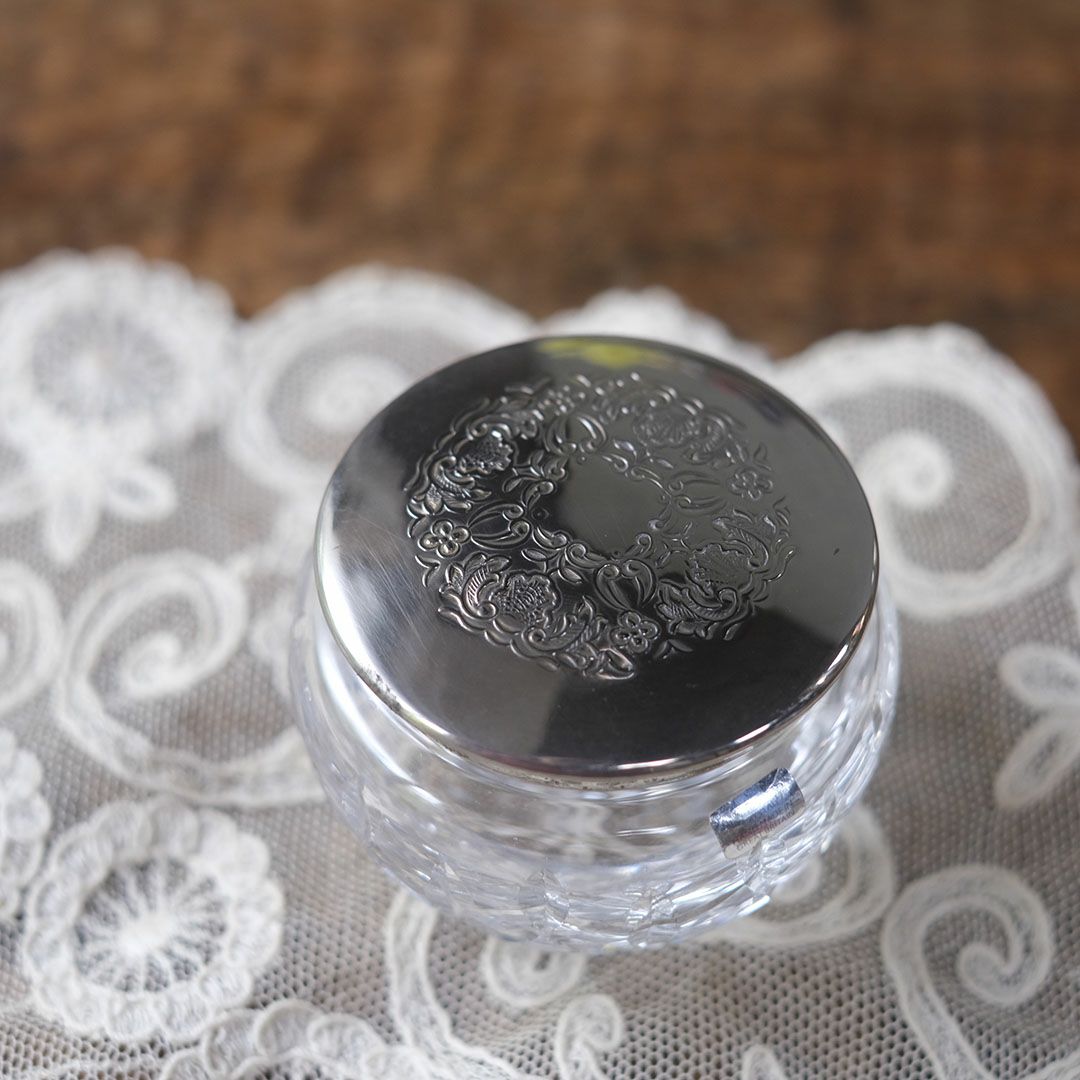 ヴィンテージ小物入れ シルバープレート イギリス4