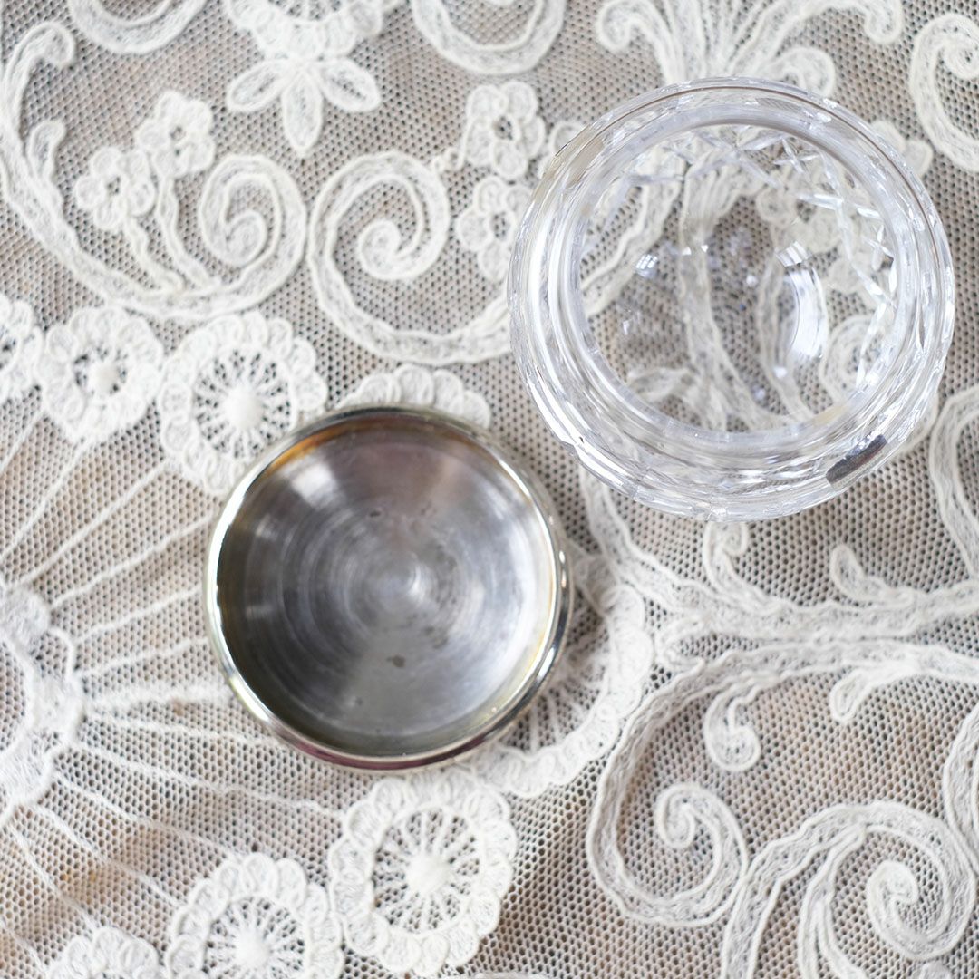 ヴィンテージ小物入れ シルバープレート イギリス5