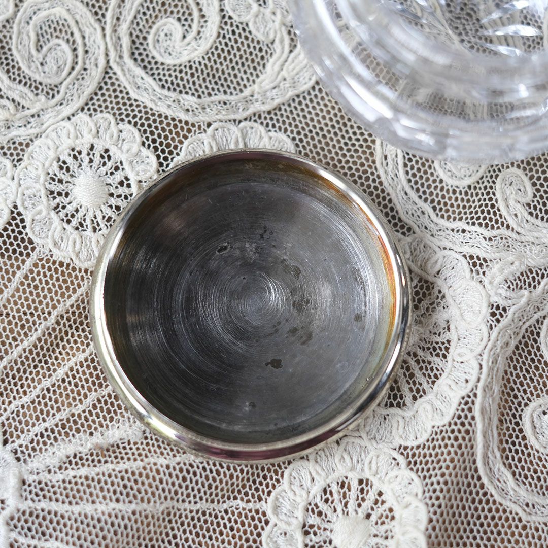 ヴィンテージ小物入れ シルバープレート イギリス6