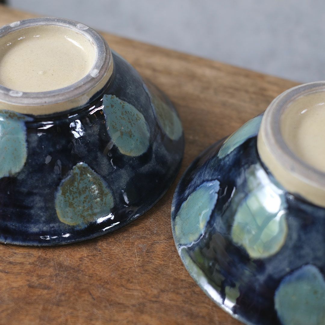 やちむん 沖縄 宮城正享 どんぶり 飯碗 青点打ち 読谷村北窯 一点物3