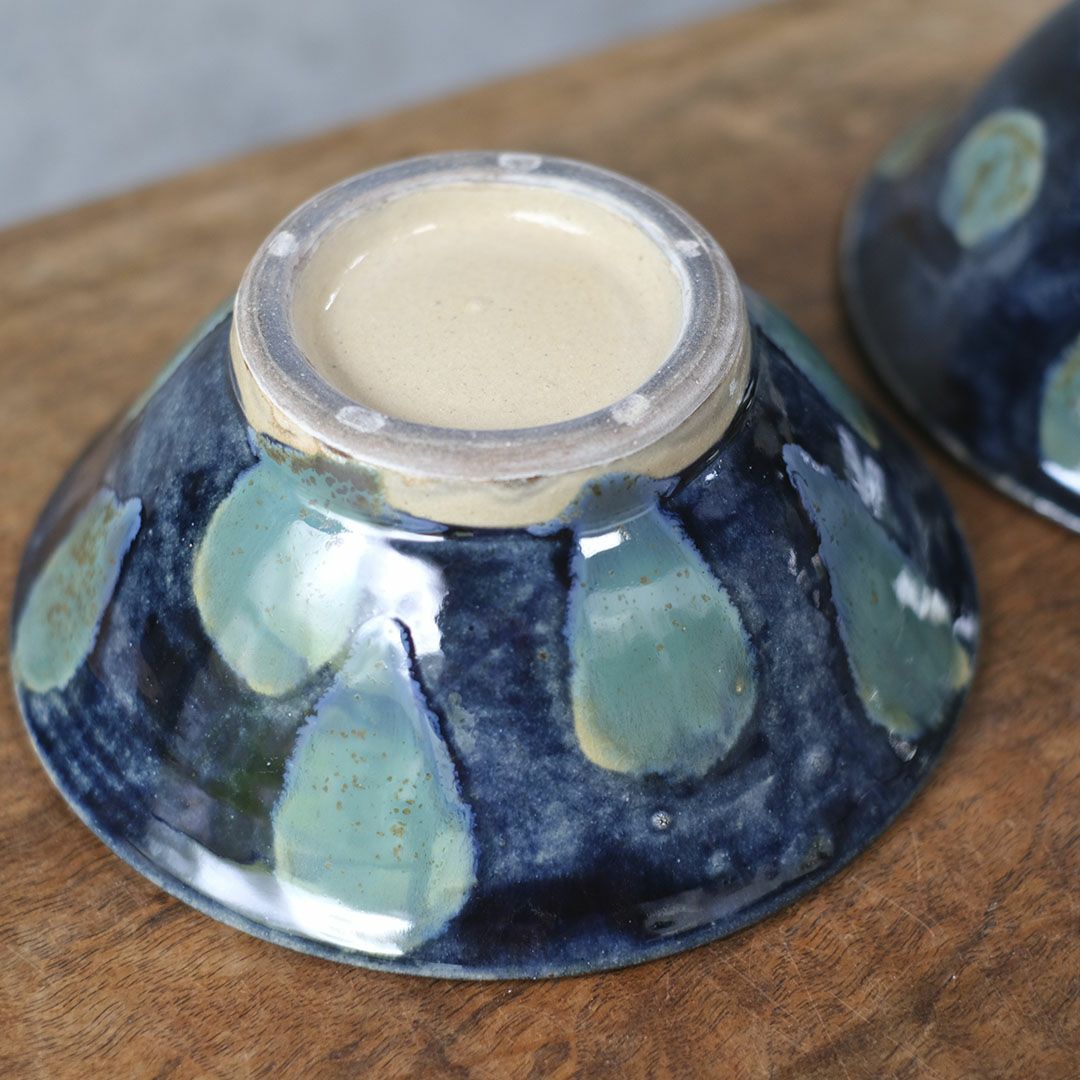 やちむん 沖縄 宮城正享 どんぶり 飯碗 青点打ち 読谷村北窯 一点物5