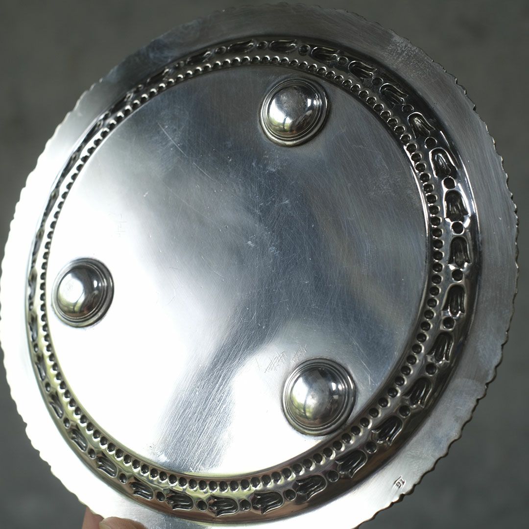 アンティーク サルヴァ ミニトレイ イギリス シルバープレート9