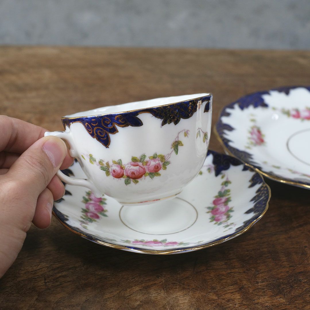 アンティークティーカップトリオ イギリス アンティーク食器4
