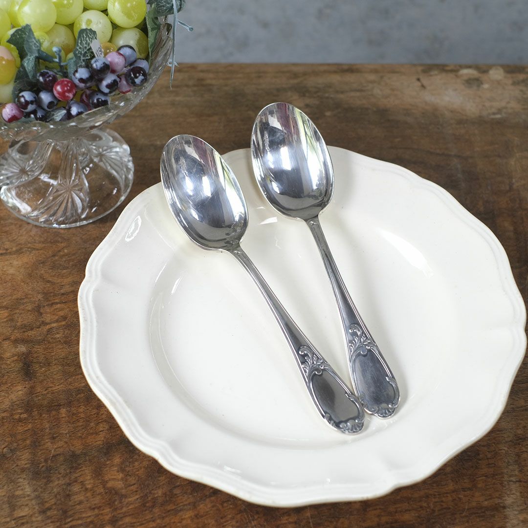 アンティークディナープーン フランス シルバープレート カトラリー