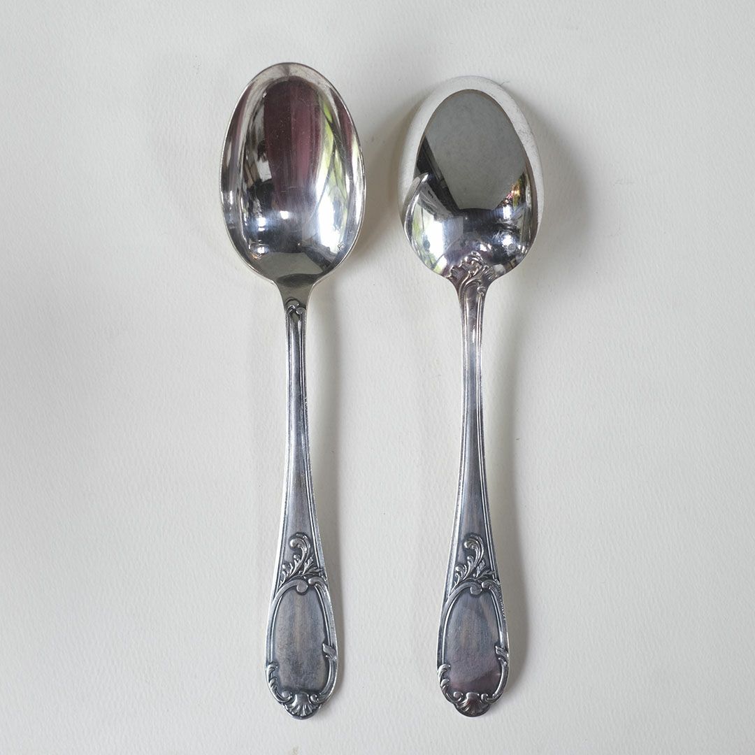 アンティークディナープーン フランス シルバープレート カトラリー1