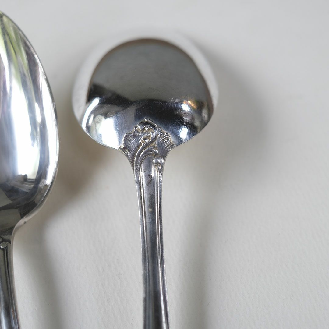 アンティークディナープーン フランス シルバープレート カトラリー5