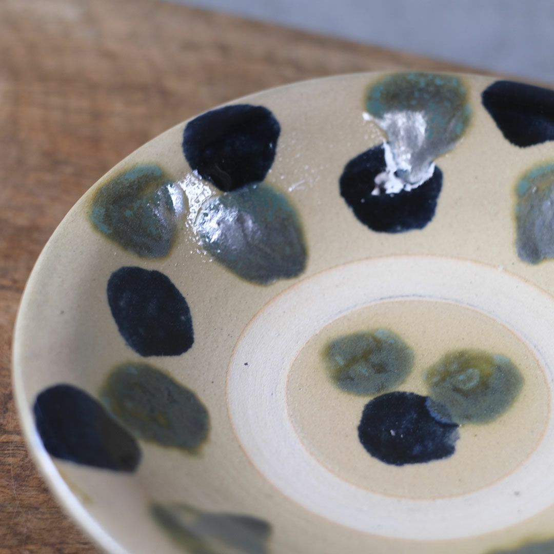 沖縄 やちむん 点打ち 大皿 北窯 【公式通販】