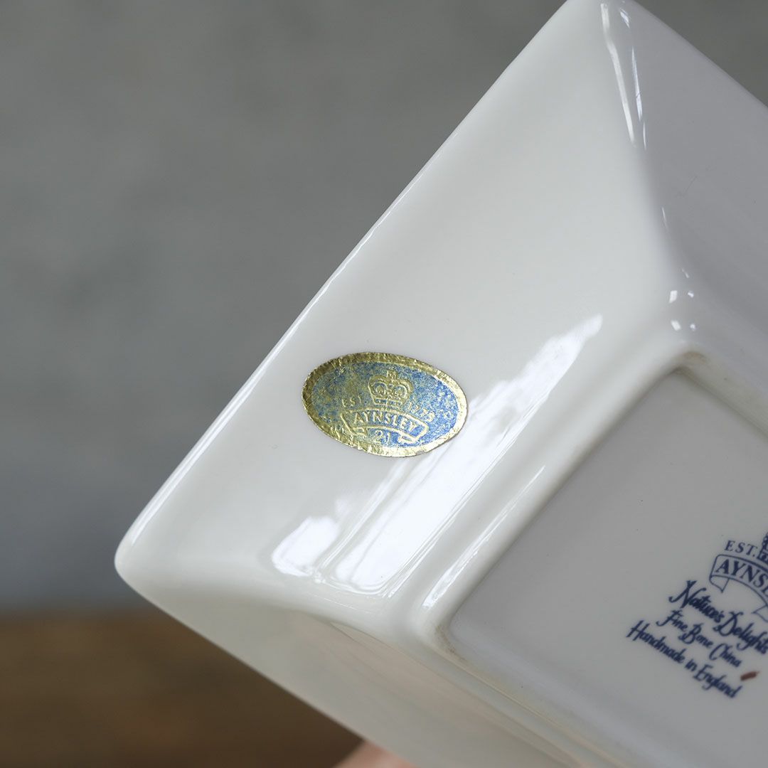 ヴィンテージアシュトレイ 灰皿 イギリス AYNSLEY エインズレイ8