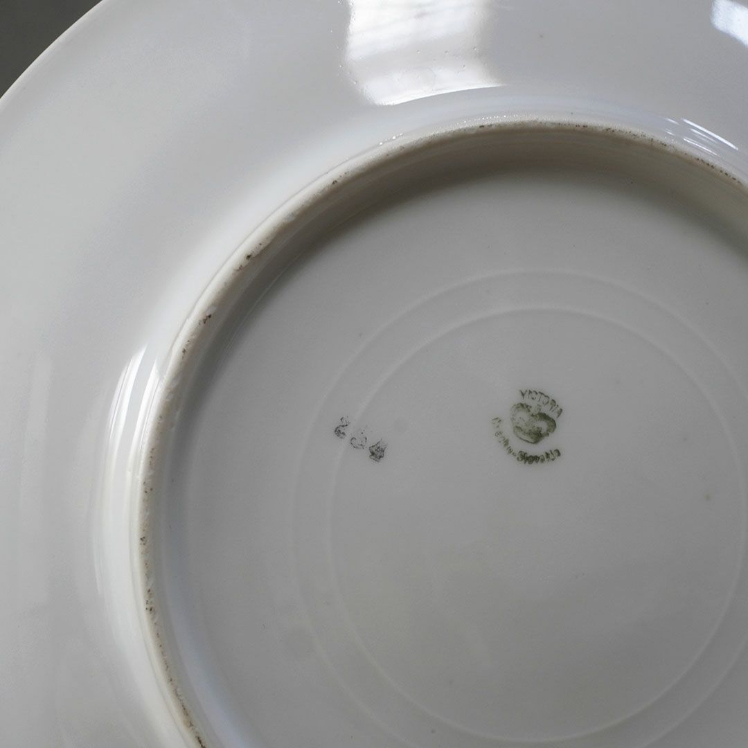 アンティークプレート 菫 バイオレット VICTORIA Czechoslovakia チェコスロバキア10