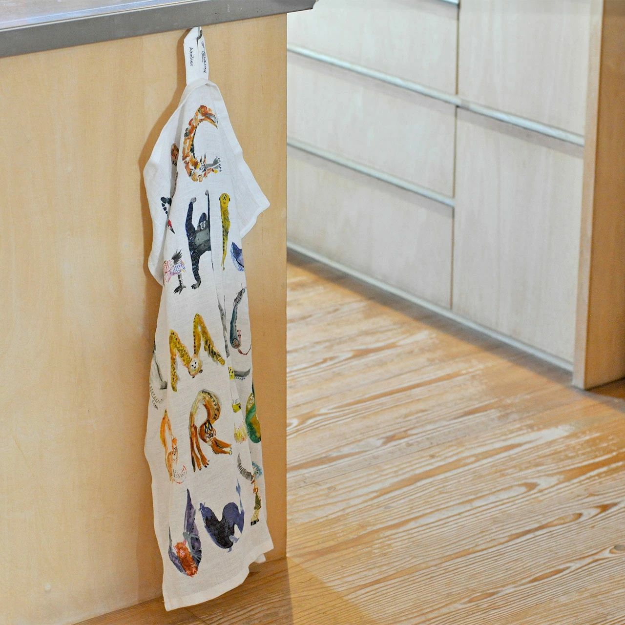 Atelier KOTETSU アトリエコテツ 動物キッチンタオル2