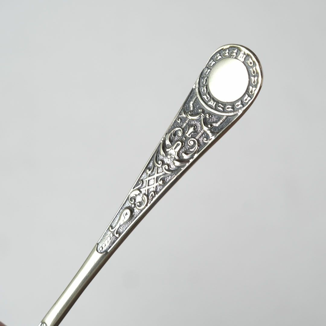 アンティークベリースプーン シルバープレート イギリス 銀メッキ5