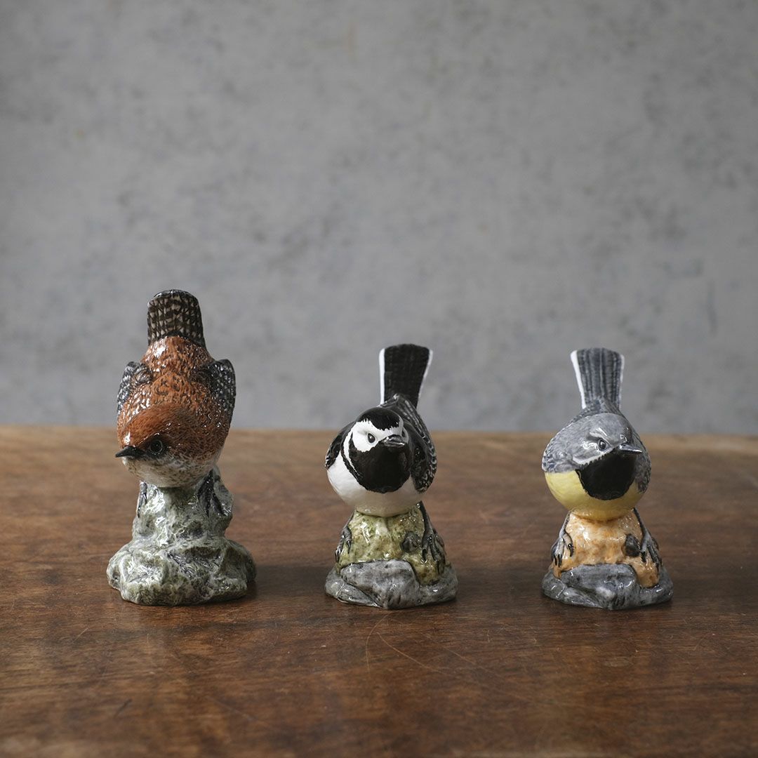 ヴィンテージフィギュリン 鳥 J Mack イギリス 陶器の置物2