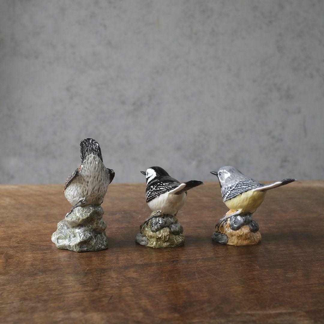 ヴィンテージフィギュリン 鳥 J Mack イギリス 陶器の置物3