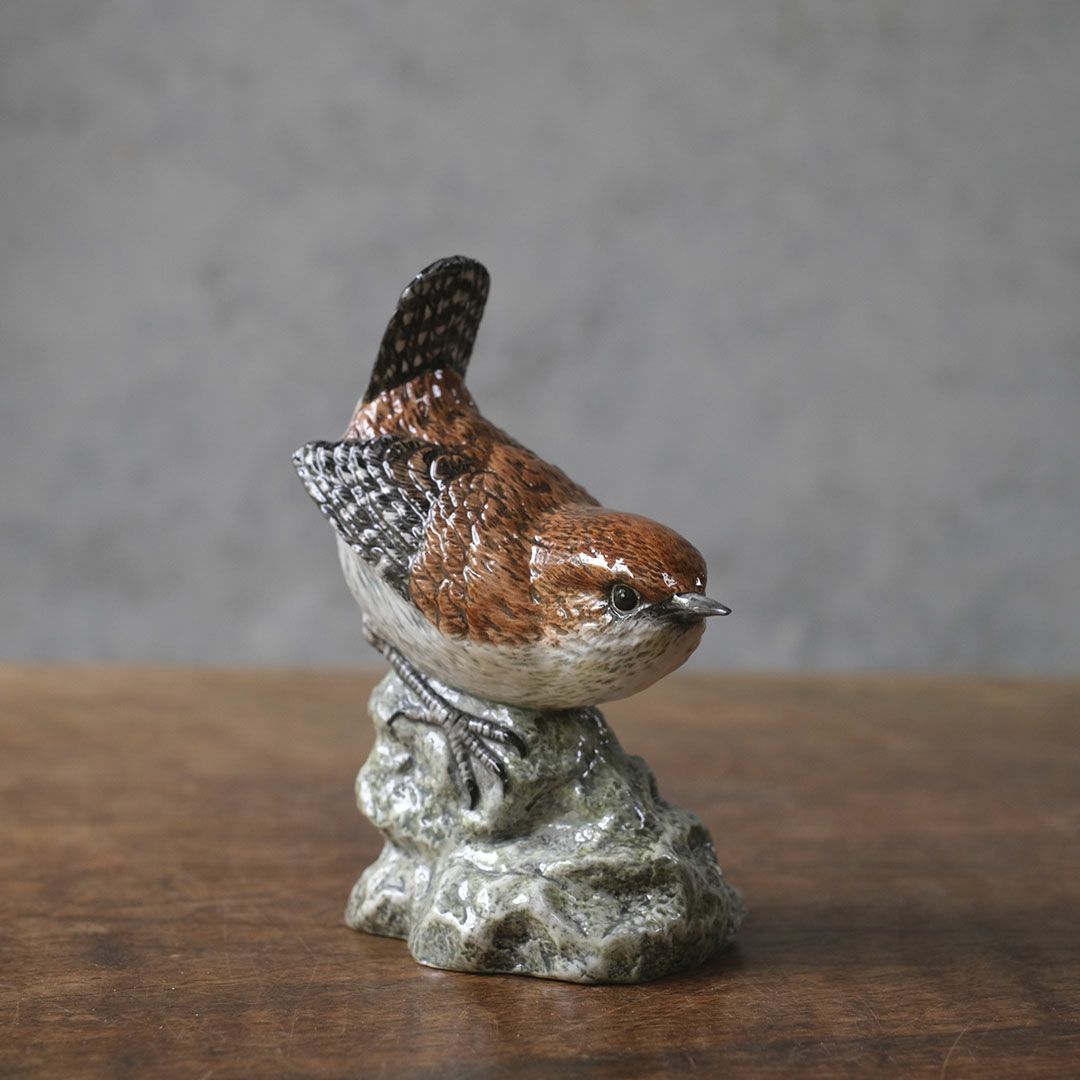 ヴィンテージフィギュリン 鳥 J Mack イギリス 陶器の置物4