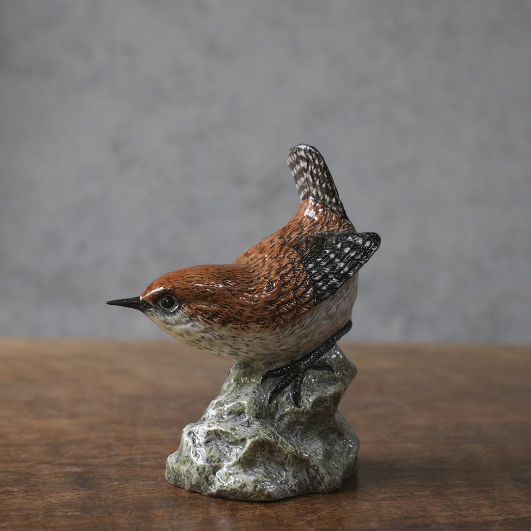 ヴィンテージフィギュリン 鳥 J Mack イギリス 陶器の置物5