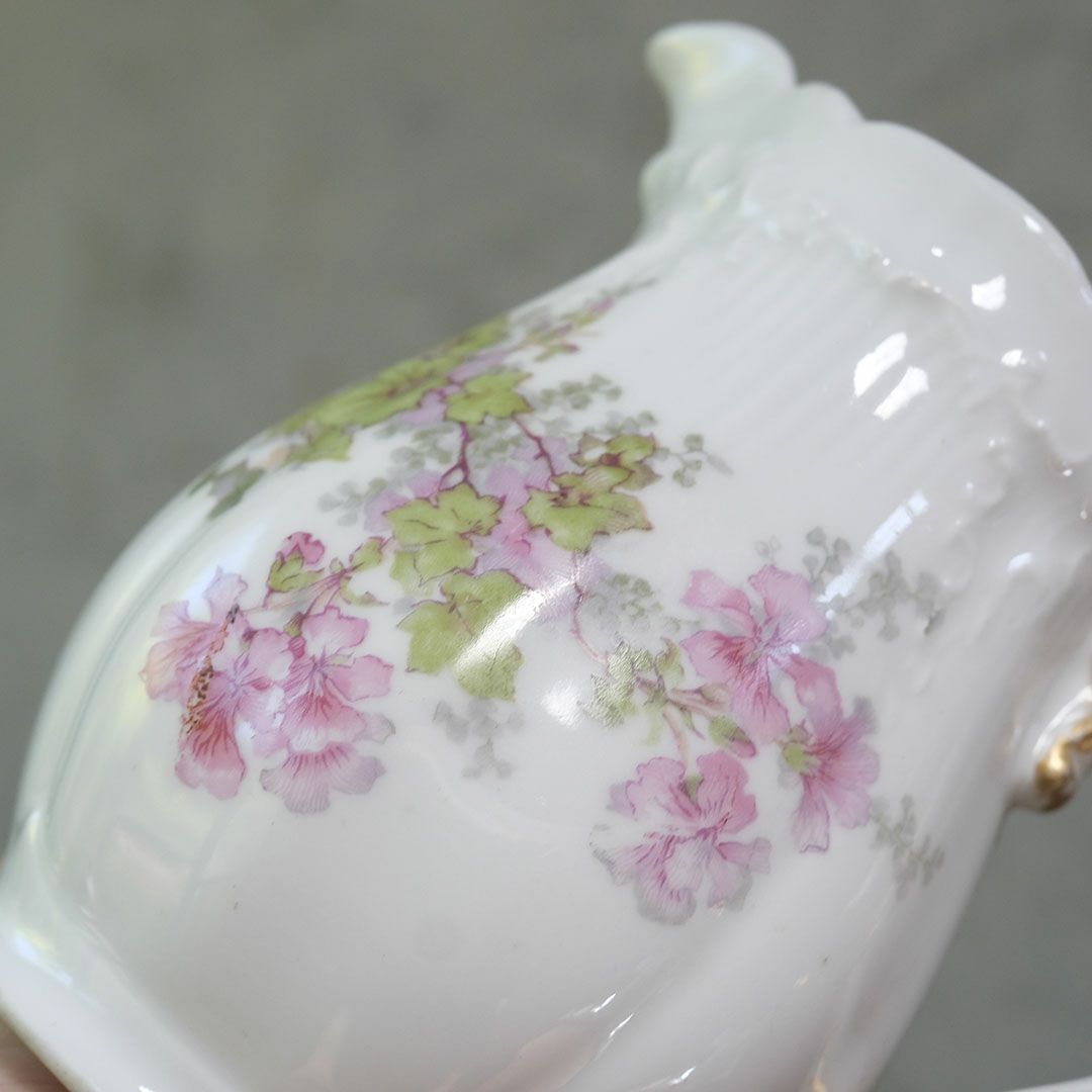 アンティークミルクジャグ 花 クリーマー LIMOGES FRANCE リモージュ フランス9