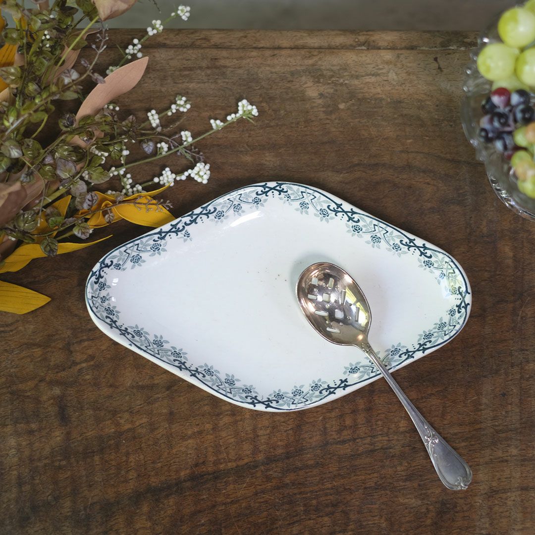 アンティークラヴィエ SAINT AMAND BLERIOT 前菜皿 フランス アンティーク食器1