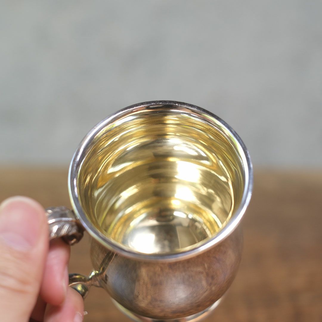 ヴィンテージ マグカップ イギリス シルバープレート7